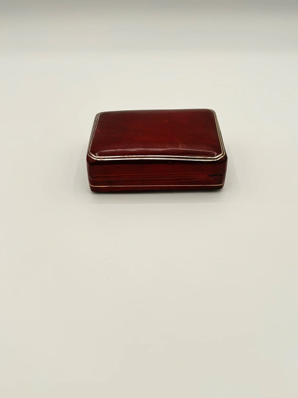 Italian Calf Leather Jewelry Trinket Box